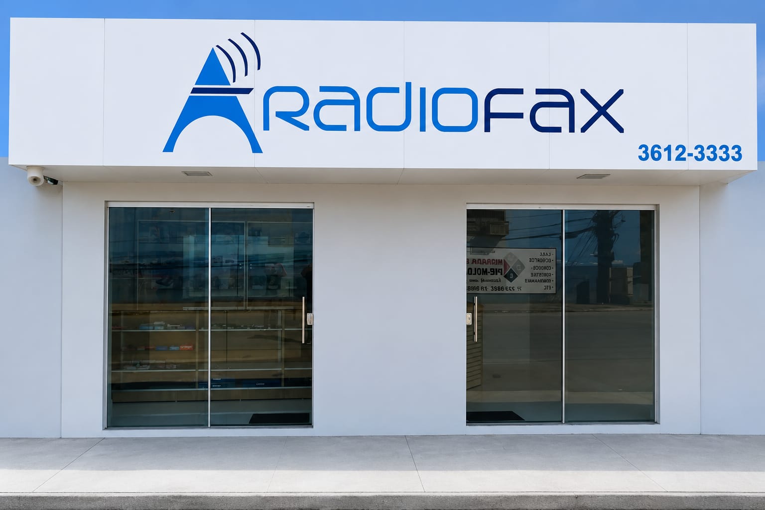 Frente da Loja Radiofax